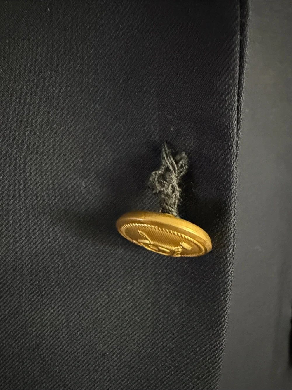 Ralph Lauren Classic Navy Blazer with Gold Buttons